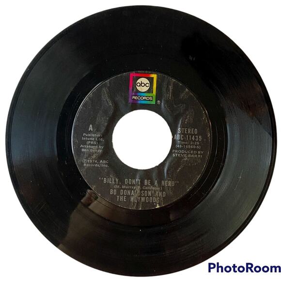 Bo Donaldson & The Heywoods Billy Dont Be A Hero Dont Ever Look Back 7" Vinyl - Picture 6 of 7